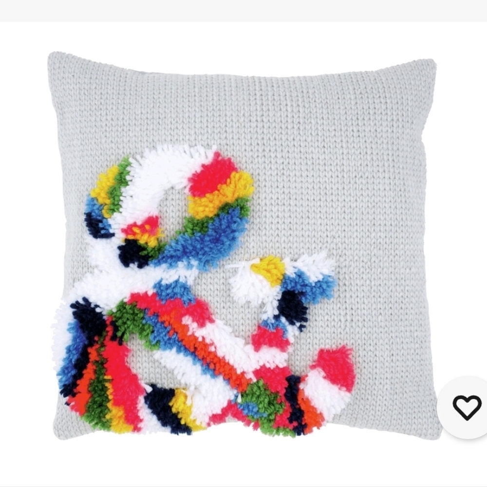 Prym Latch Stitch Pillow Kit Cushion Ampersand 16 X 16 NEW Brights Crafting DIY